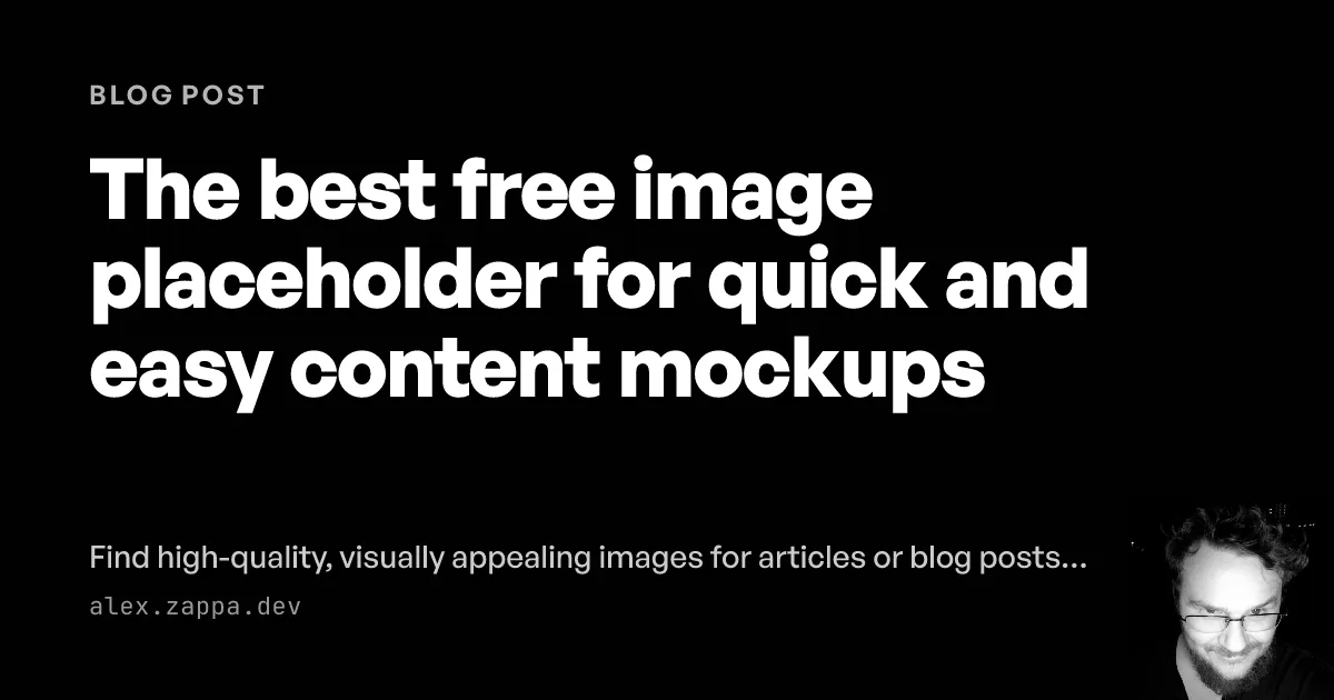 The best free image placeholder for quick and easy content mockups ...